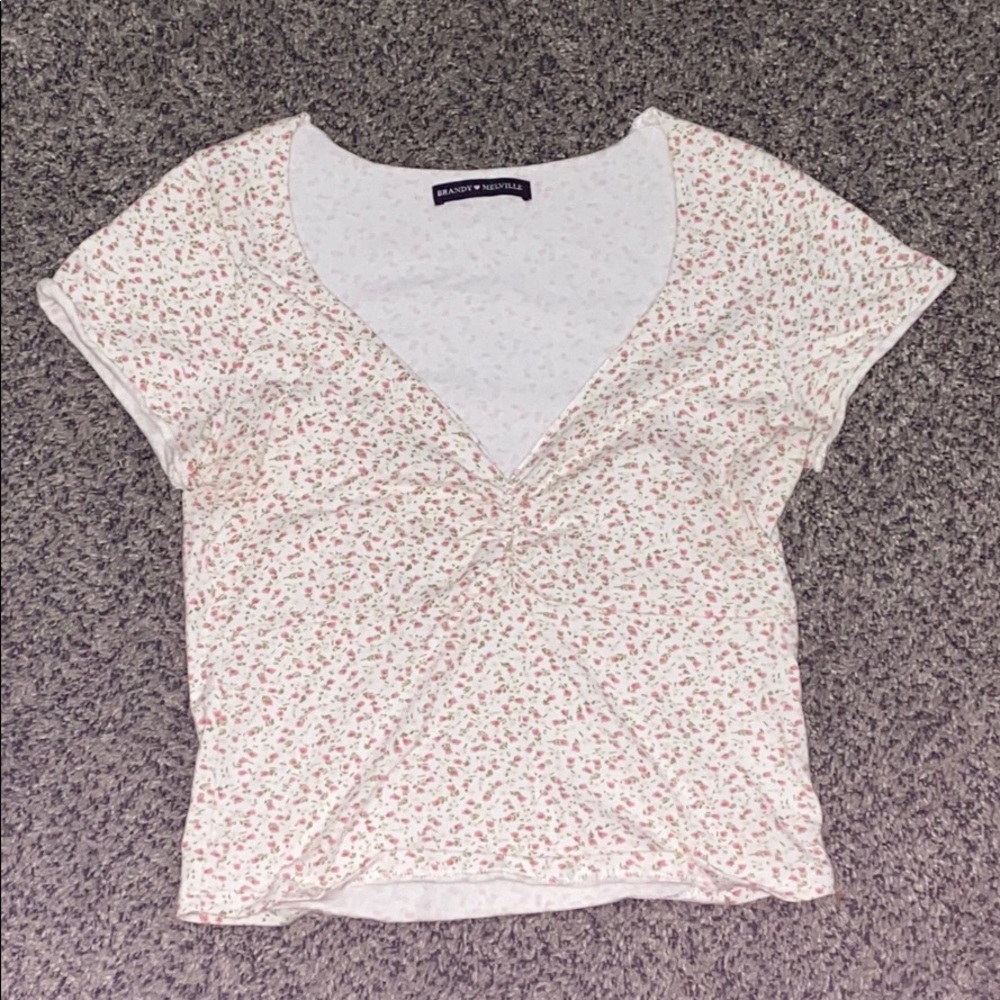 Brandy Meville Pinched Crop Top